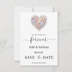 Hochzeit Save-the-Date-Karte