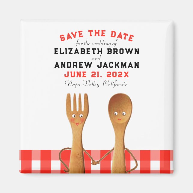 hochzeit save the date magnet (Vorne)