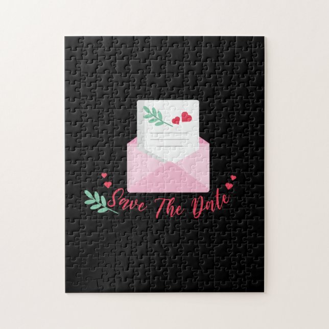 Hochzeit Save the Date Puzzle (Vertikal)