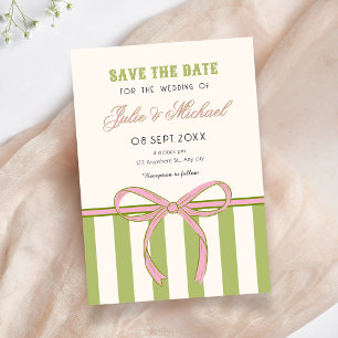 Hochzeit Schleife Save The Date