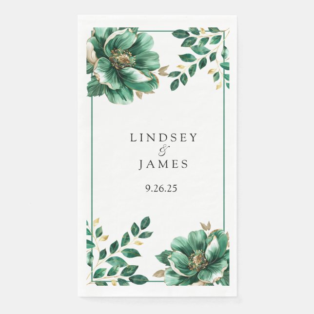 Hochzeit Serviette (Vorderseite)