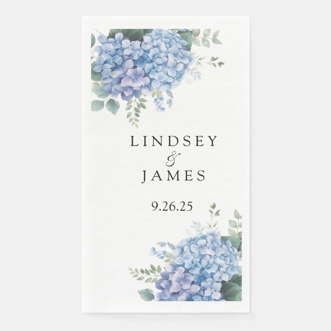 Hochzeit Serviette (Vorderseite)