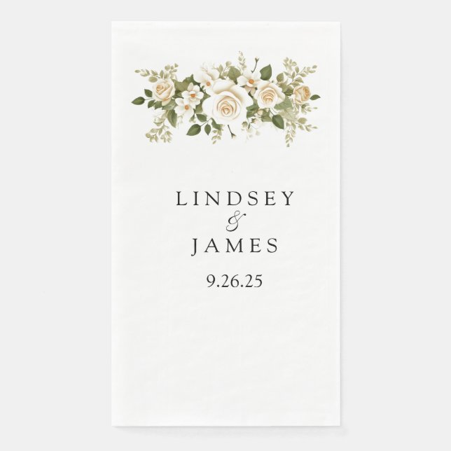 Hochzeit Serviette (Vorderseite)