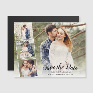 Hochzeit Sichern Sie das Datum, an dem viele Fotos Magnetkarte