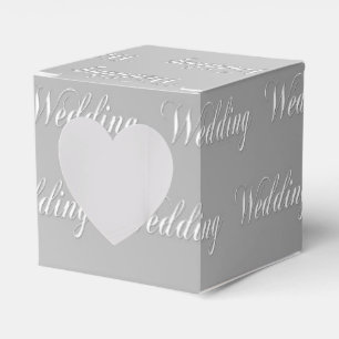 Hochzeit (silber) geschenkschachtel