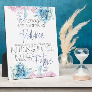 Hochzeit   Sky Blue und Bubblegum Pink Peonies Fotoplatte