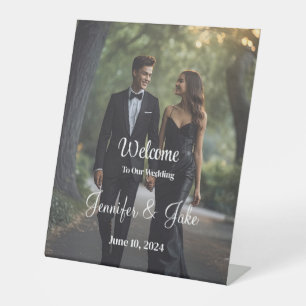Hochzeit Sockelschild