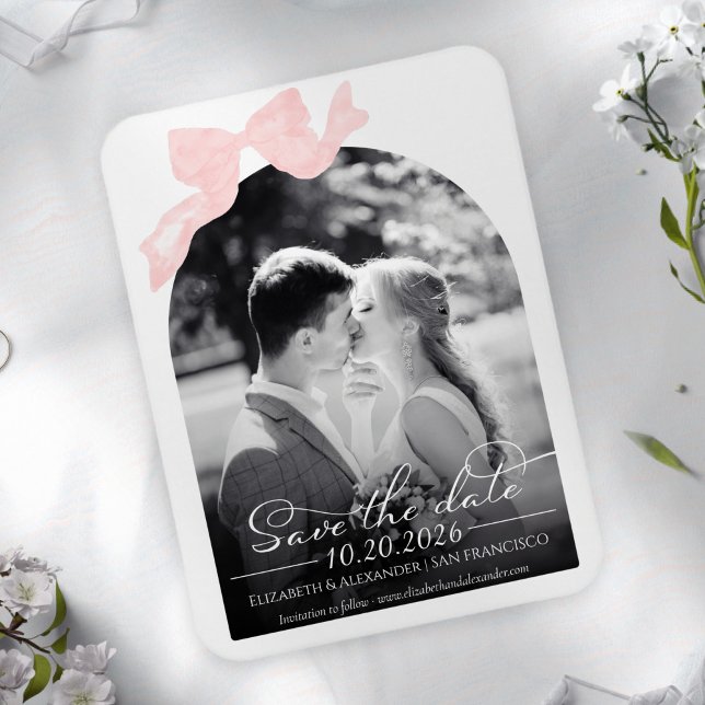 Hochzeit speichern Sie das Datum der Einladung | B Magnet (Von Creator hochgeladen)