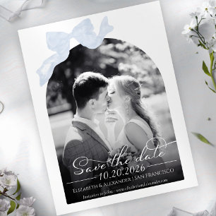 Hochzeit speichern Sie das Datum der Einladung B Postkarte