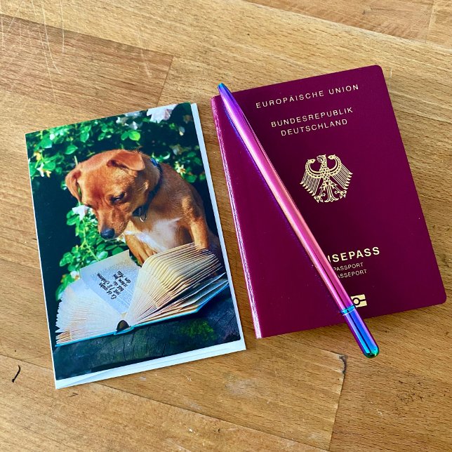 Hochzeit speichern Sie das Datum Einladungen Hund (Von Creator hochgeladen)