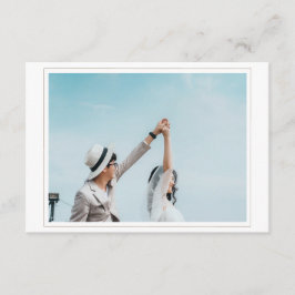 Hochzeit Speichern Sie das Datum mit der Foto-Gehä Begleitkarte
