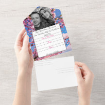 Hochzeit speichern Sie das Datum RVSP