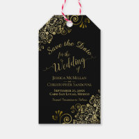 Hochzeit speichern Sie das Datum Stift uns in Gold