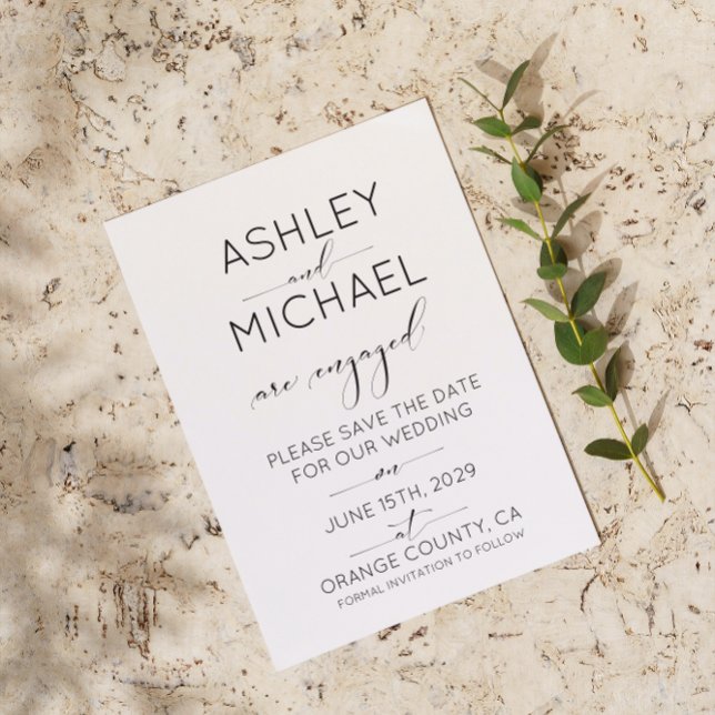 Hochzeit Speichern Sie den Date QR Code schwarz un Einladung (Save the Date for our wedding!  #LoveBegins)