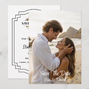 Hochzeit Speichern Sie die Datumskarte Mitteilungskarte