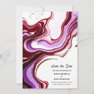 Hochzeit Speichern Sie die Datumskarte Save The Date