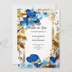 Hochzeit Speichern Sie die Datumskarte Save The Date