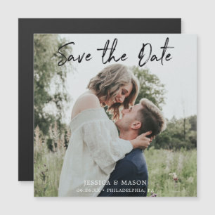 Hochzeit speichern Sie die Datumsmagnete - Daten s Magneteinladung