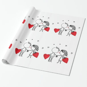 Hochzeit , Tag Valencia , Liebe Geschenkpapier
