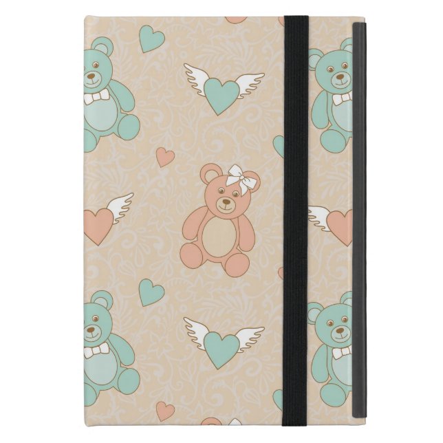 Hochzeit-Teddybären Hülle Fürs iPad Mini (Vorderseite Geschlossen)