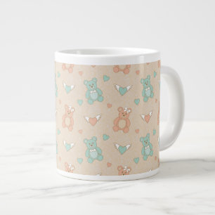 Hochzeit-Teddys Jumbo-Tasse