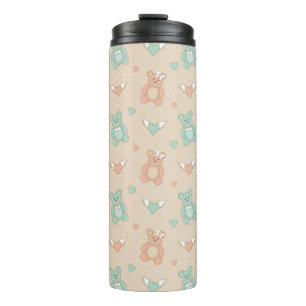 Hochzeit-Teddys Thermosbecher