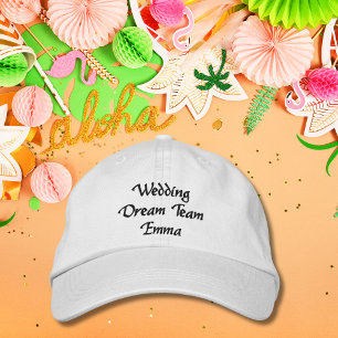 Hochzeit Traum Team,Braut,Junggesellinnenabschied  Bestickte Baseballkappe