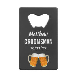 Hochzeit Trauzeuge Bachelor Party Gefallen Bierjub Geldbeutel Flaschenöffner