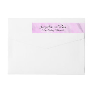Hochzeit Ultra-Violet-Watercolor-Adressbezeichnung