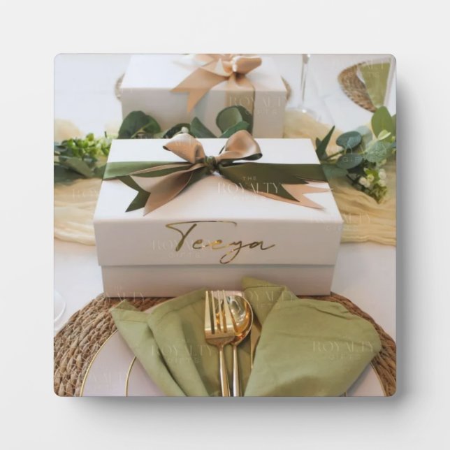 Hochzeit und Verlobung Fotoplatte (Vorderseite)