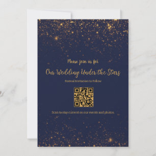 Hochzeit unter den Sternen Save-the-Date-Einladung Save The Date