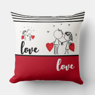 Hochzeit, Valentinstag-Socken Kissen