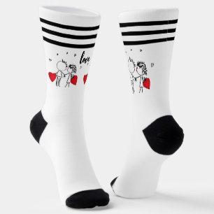 Hochzeit, Valentinstag-Socken Socken
