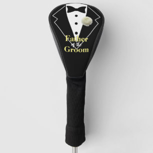 Hochzeit Vater des Groom Tuxedo Personalisiert Golf Headcover