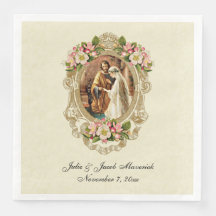 Hochzeit Vintage Jungfrau Mary St. Joseph Katholic