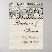 Hochzeit Vintage weiße Spitzen und Leinen