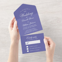 Hochzeit Violet Elegante Kalligraphie UAWG