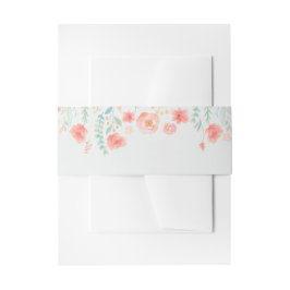 Hochzeit von Aquarellfarben Einladungsbanderole