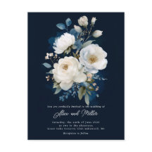 Hochzeit von Blauem und Weißem Peony