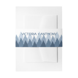 Hochzeit von Blauwald Einladungsbanderole