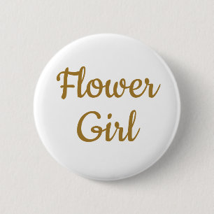 Hochzeit von Blume Button