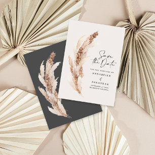 Hochzeit von Böhmen-Naturpampas Save The Date