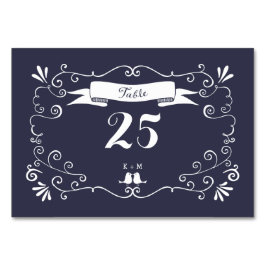 Hochzeit von Boho-Wirbel (veränderbare Hintergrund Tischnummer