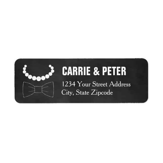 Hochzeit von Bowties und Perlen (Vorne)