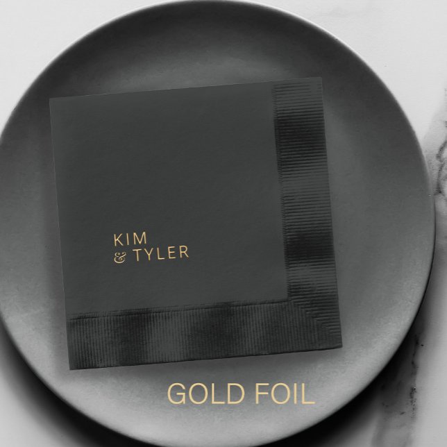 Hochzeit von Braut und Bräutigam Servietten Mit Folie (Von Creator hochgeladen)