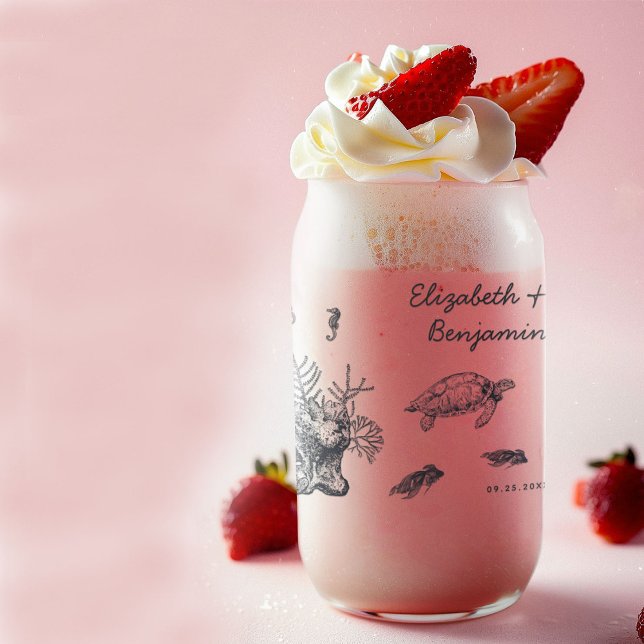 Hochzeit von Braut und Groom unter Wasser Meereswe Dosenglas (Von Creator hochgeladen)