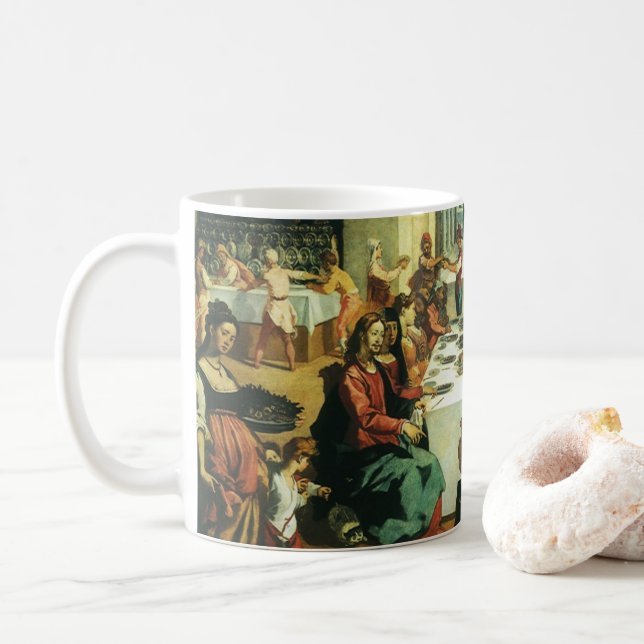 Hochzeit von Cana durch Andrea Boscoli, Kunst der  Kaffeetasse (Mit Donut)