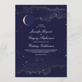 Hochzeit von Crescent Moon und Night Stars Einladung