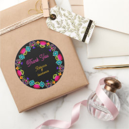 Hochzeit von Elegant Runder Aufkleber