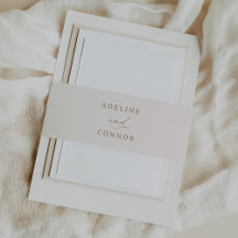 Hochzeit von Elfenbein und Goldkalligrafie